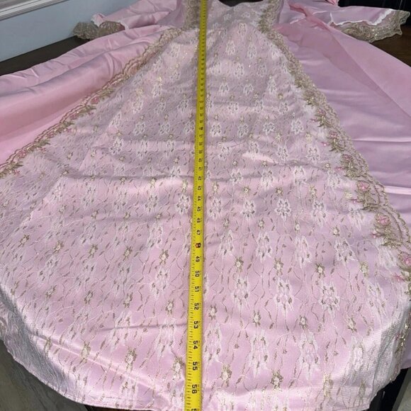 Costume Ballgown Gown Pink Princess Dress LARGE BUST 40" WAIST 36" - Picture 3 of 6